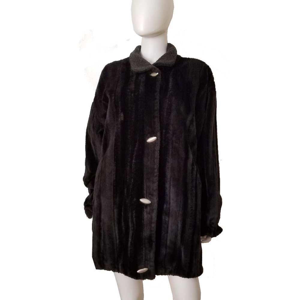 CASSINI FAUX FUR COAT